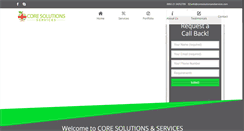 Desktop Screenshot of coresolutionsandservices.com